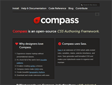 Tablet Screenshot of compass-style.org